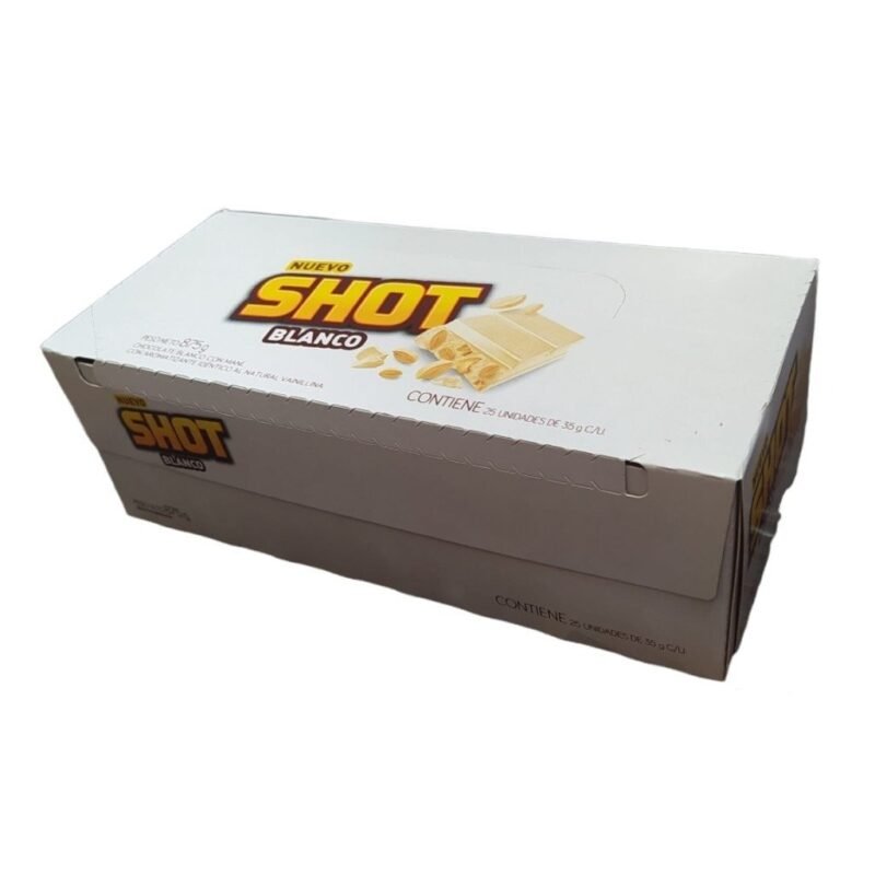 TABLETA SHOT 5U 35G BLANCO