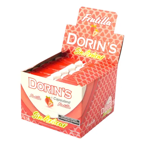 DORINS S/AZUCAR 10U FRUTILLA