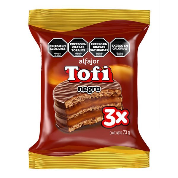 ARCOR TRIPLE 7U TOFI NEGRO