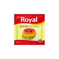 ROYAL GELATINA SIN SABOR 8U