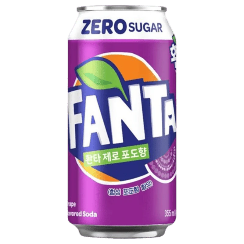 FANTA COREA ZERO UVA 350ML 3U