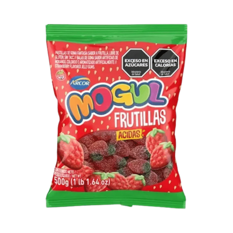 MOGUL 500G 2U FRUTILLA ACIDAS