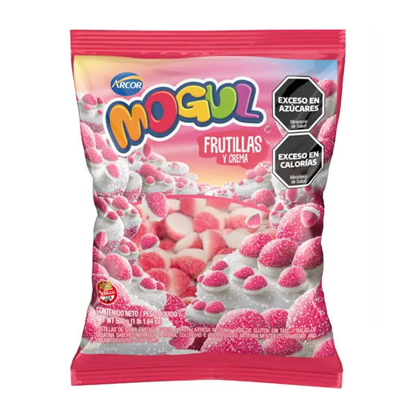 MOGUL 500G 2U FRUTILLA CREMA